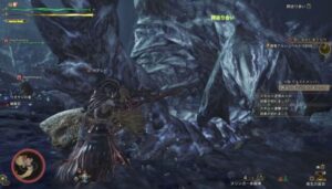 ワイルズの大剣による鍔迫り合い