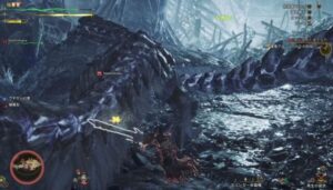 ワイルズの大剣による薙ぎ払い